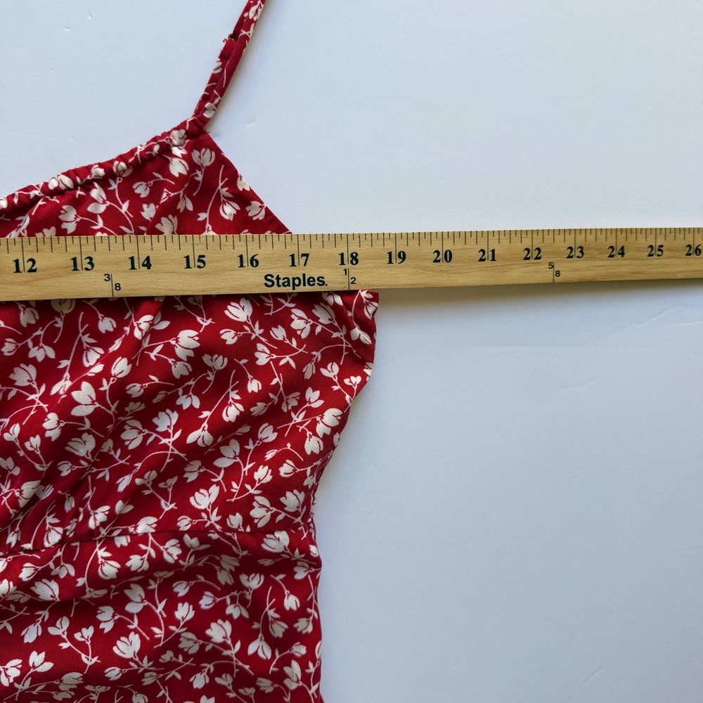 Reformation Red Floral Dress - Picture 9 of 11